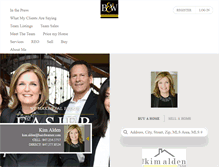 Tablet Screenshot of kimalden.com